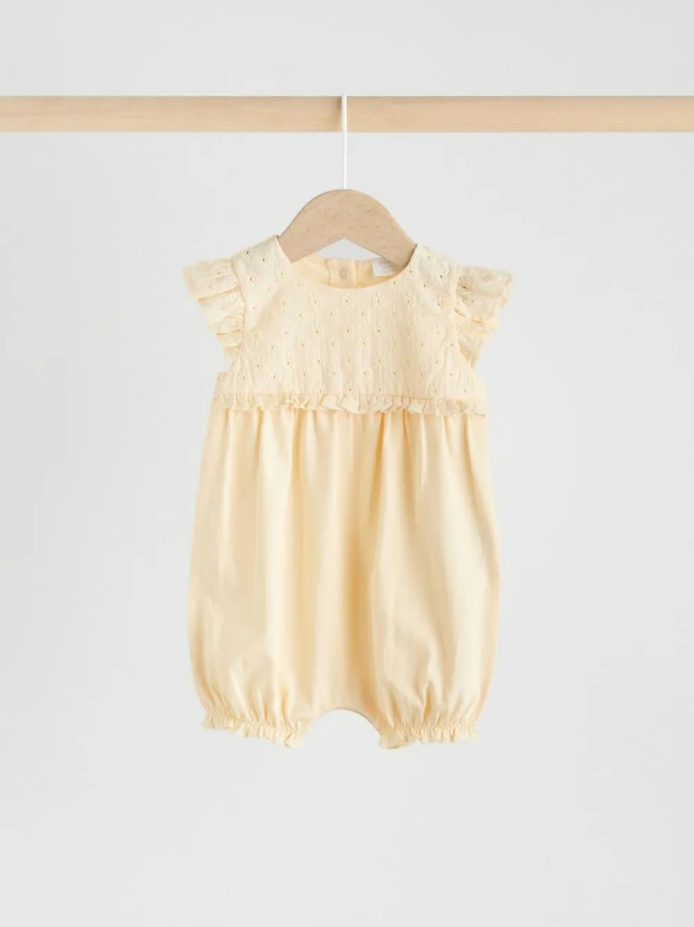 Outlet Next Tonal Pink Broderie 3 Pack Baby Rompers