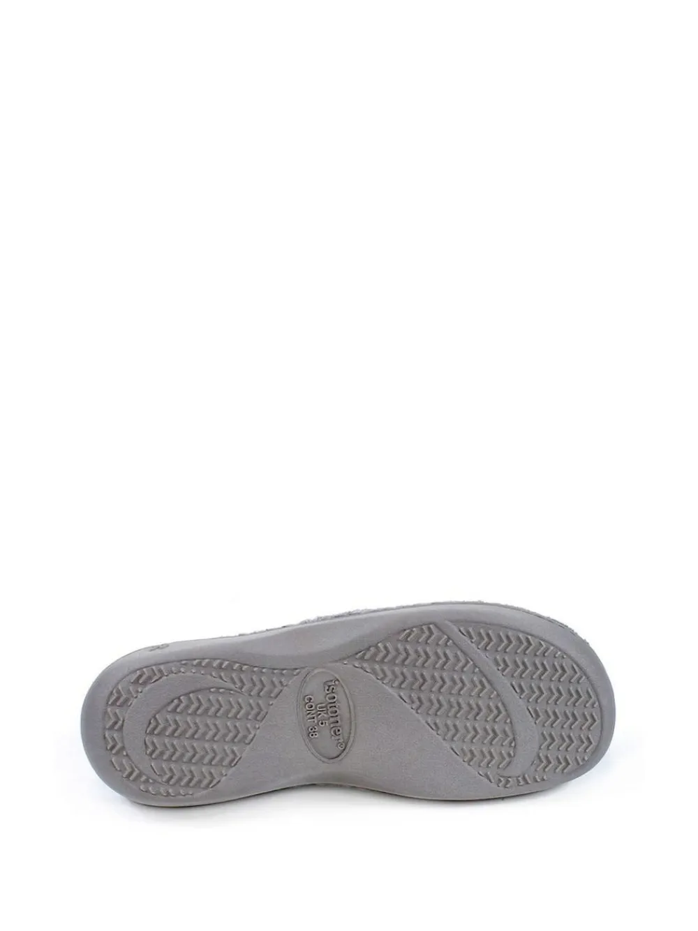 Sale Totes Grey Isotoner Popcorn Terry Mules Slippers