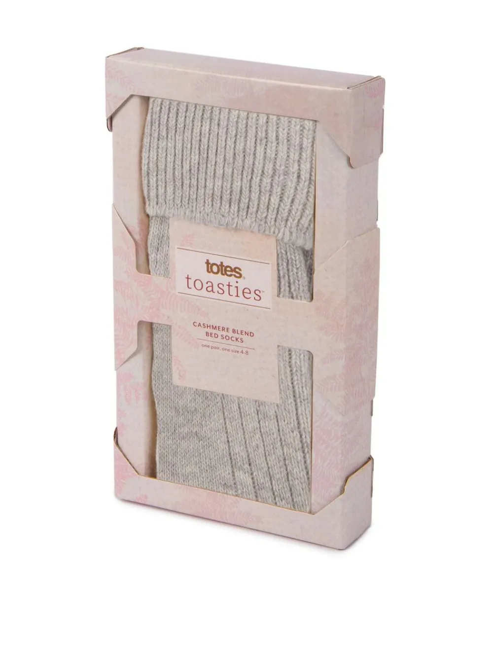 Outlet Totes Ladies Cashmere Blend Winter Socks Natural