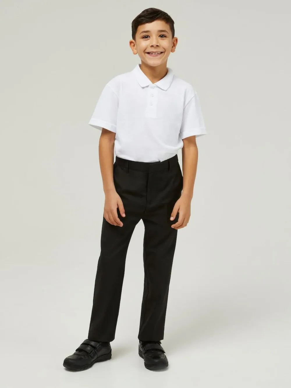 Trutex Junior Boys Regular Fit Charcoal School Trousers^BOY Tznius Pants