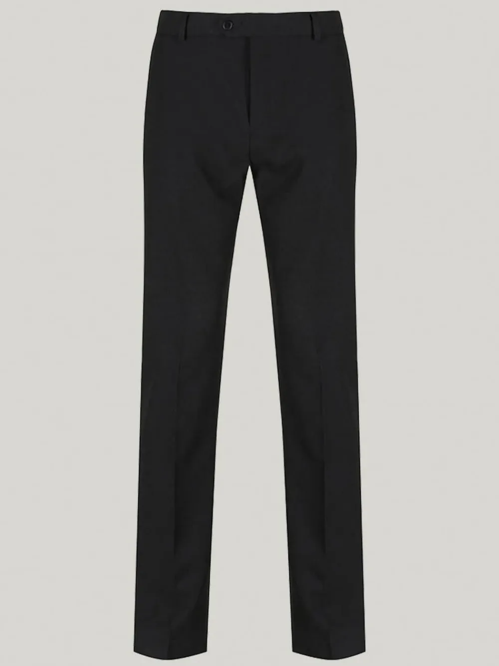 New Trutex Senior Boys Slim Leg Black School Trousers