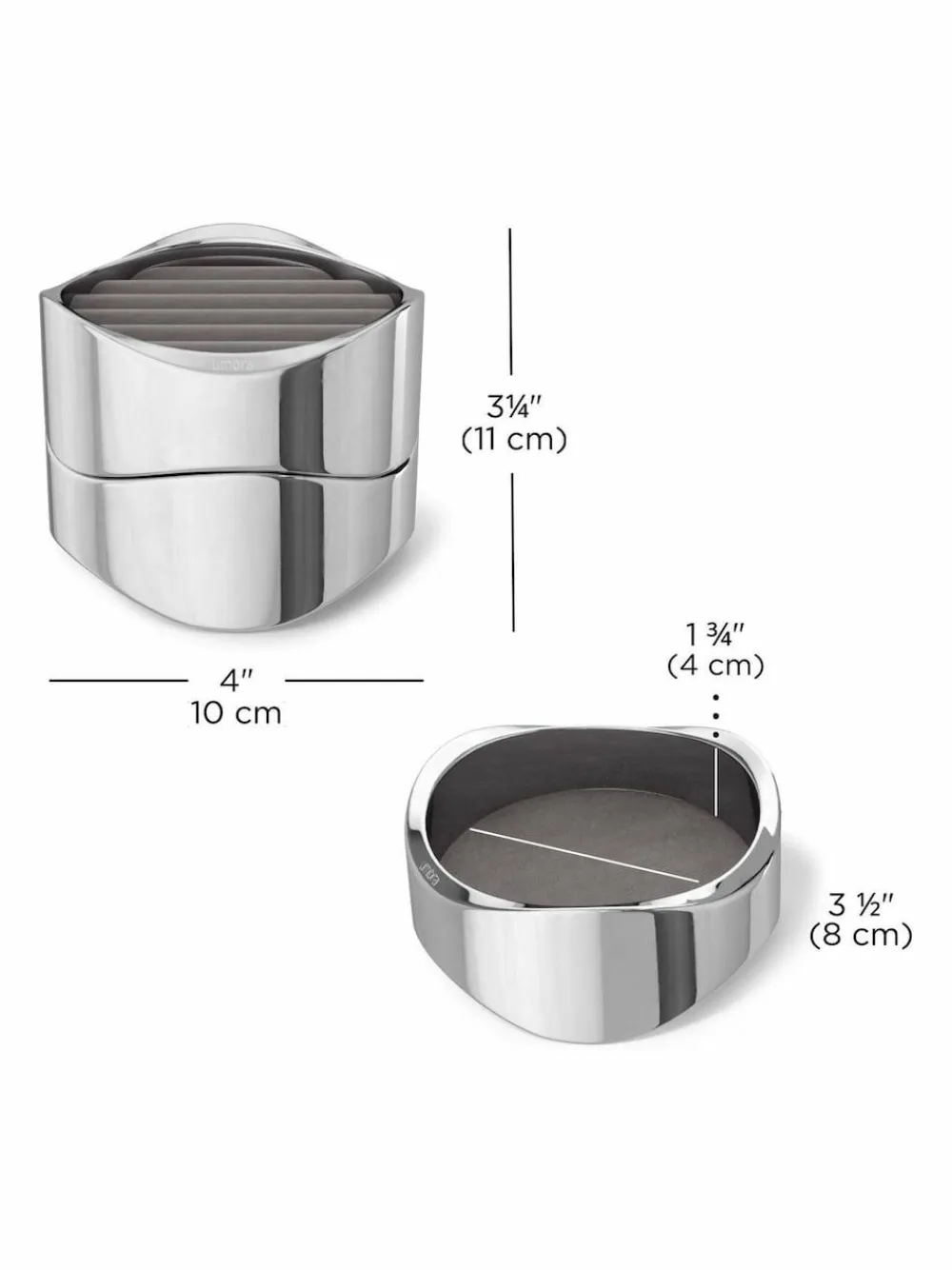 Umbra Chrome Wavy Jewelry Organizer^ Storage & Organisation