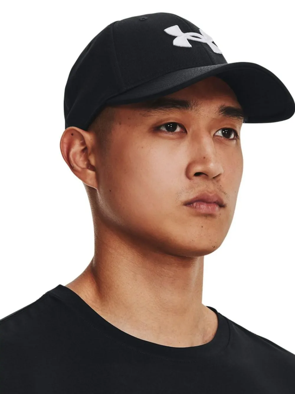 Under Armour Black/White Mens UA Blitzing Hat^Women Hats