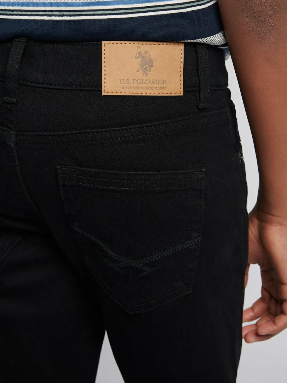 Clearance U.S. Polo Assn . Classic Fit Jeans Black