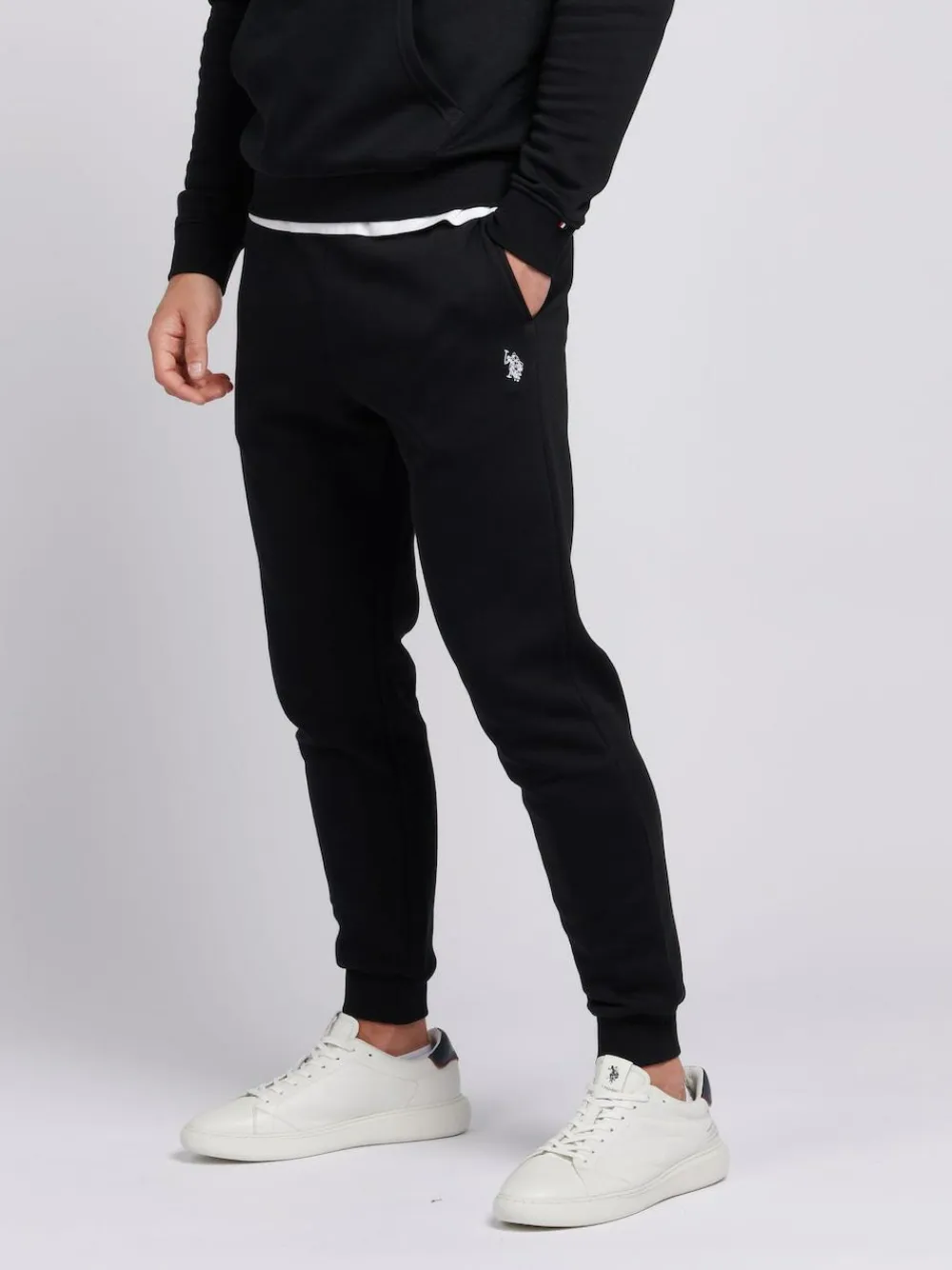 U.S. Polo Assn . Mens Classic Fit Double Horsemen Joggers^ Joggers|Joggers