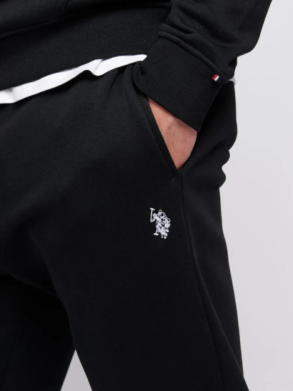 U.S. Polo Assn . Mens Classic Fit Double Horsemen Joggers^ Joggers|Joggers