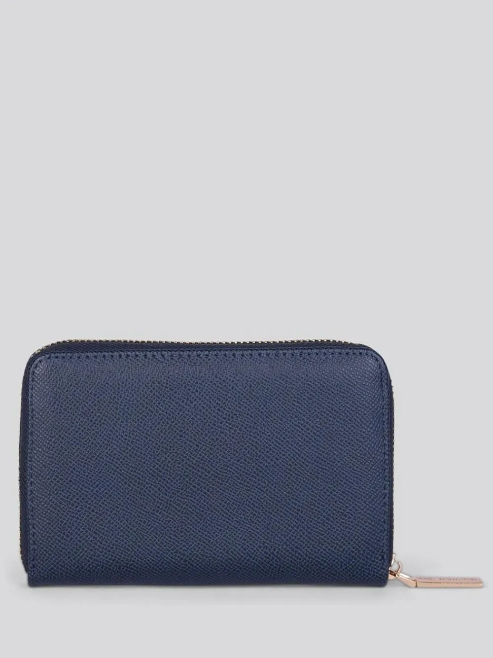 U.S. Polo Assn . Blue Jones Medium Zip PU Wallet^Women Purses