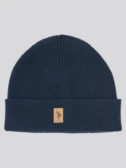 U.S. Polo Assn . Winter Mens Luxury Rib Knit Beanie And Scarf Box Set^ Hats, Gloves & Scarves|Hats, Scarves & Gloves