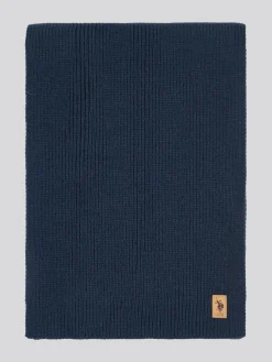 U.S. Polo Assn . Winter Mens Luxury Rib Knit Beanie And Scarf Box Set^ Hats, Gloves & Scarves|Hats, Scarves & Gloves