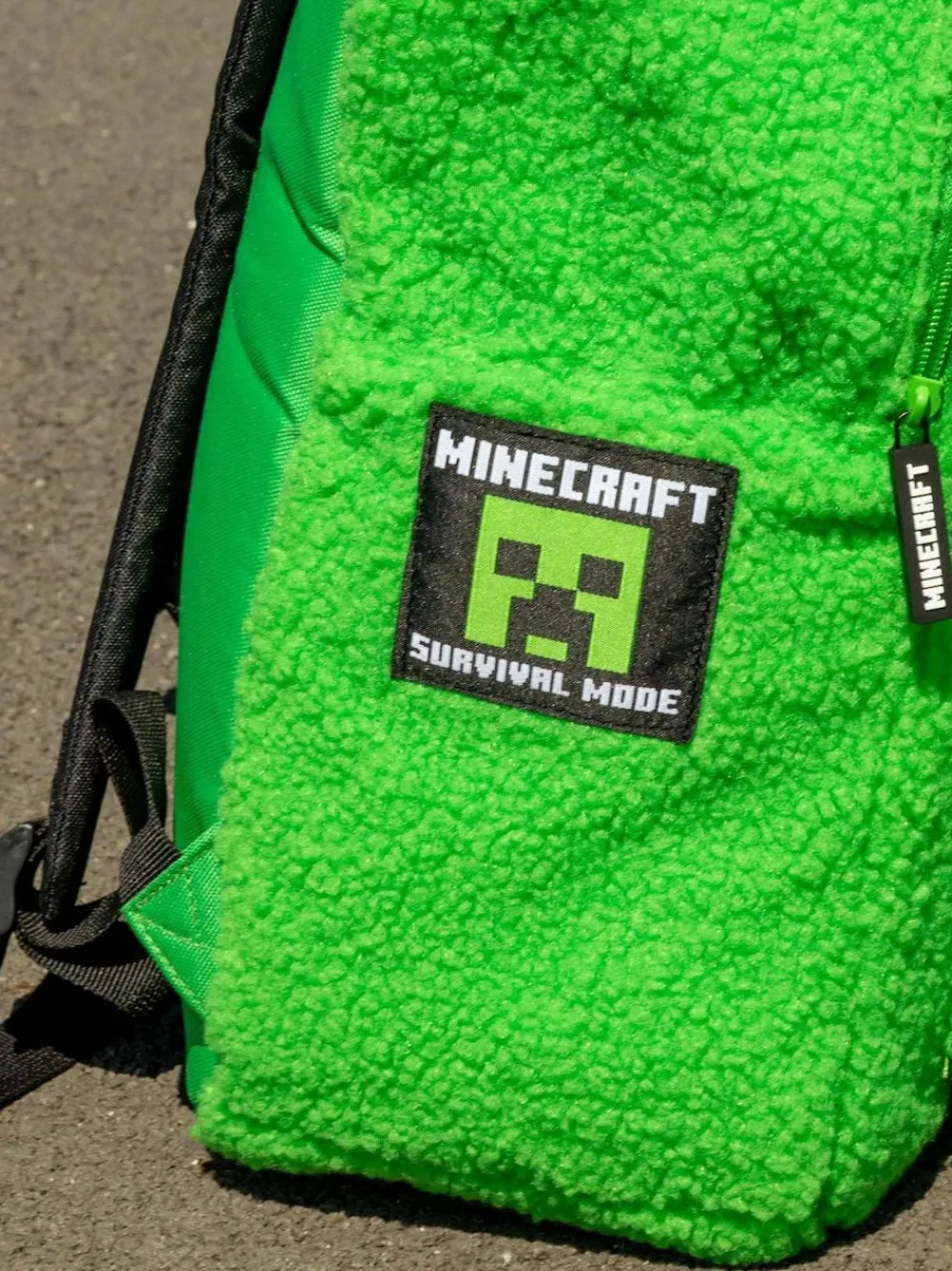 Vanilla Underground Green Furry Backpack^BOY Bags|Bags