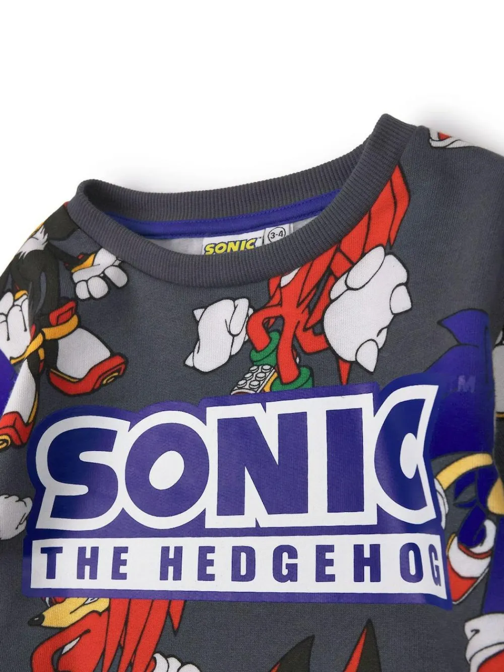 Vanilla Underground Grey Boys Sonic Sweatshirt and Shorts Set^BOY Shorts