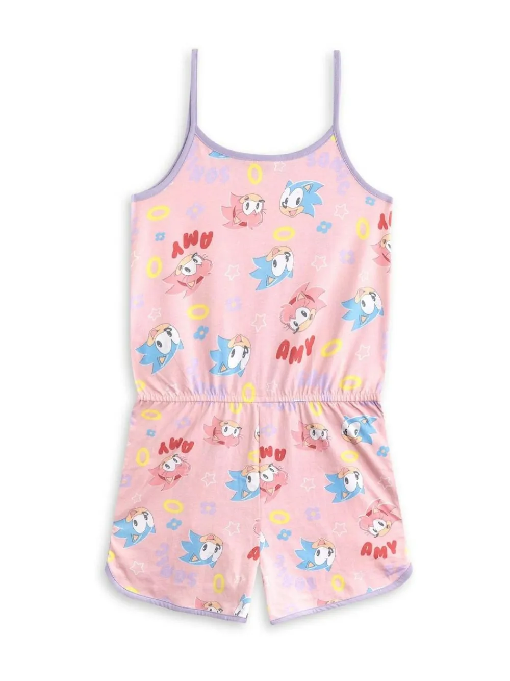 Vanilla Underground Pink Girls Sonic The Hedgehog Sleeveless Playsuit^ Jumpsuits & Playsuits