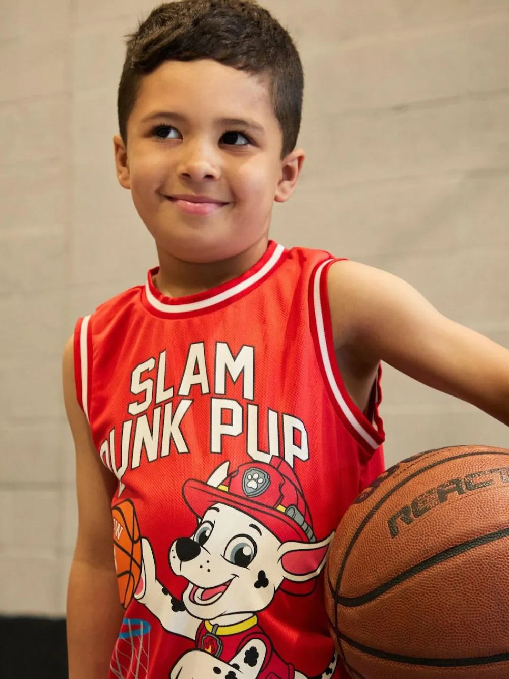Hot Vanilla Underground Paw Patrol Kids Marshall 2 Piece Basketball Set Red