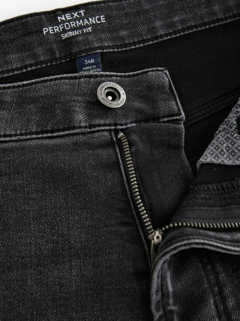 Next Washed Black Skinny Fit Comfort Stretch Jeans