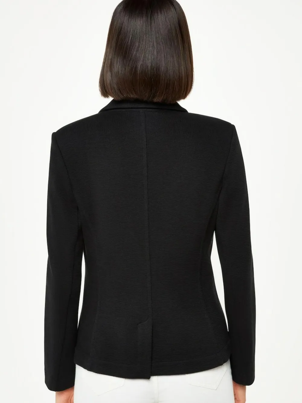 Whistles Black Slim Jersey Jacket^Women Blazers|Suits & Tailoring