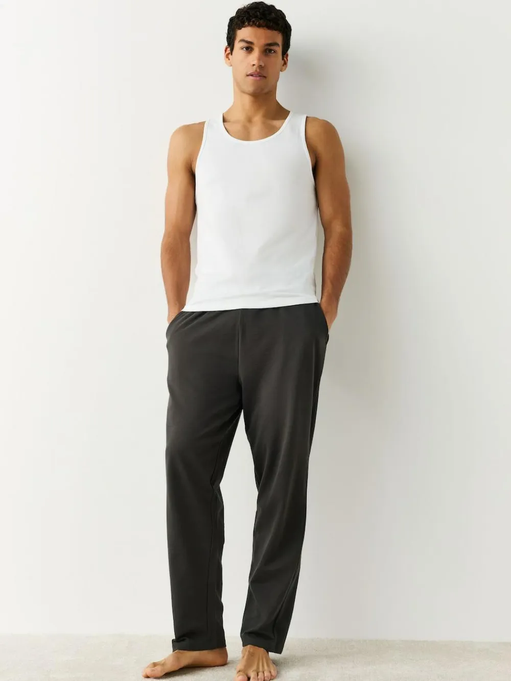 New Next 100% Cotton Layering Vests 5 Pack White