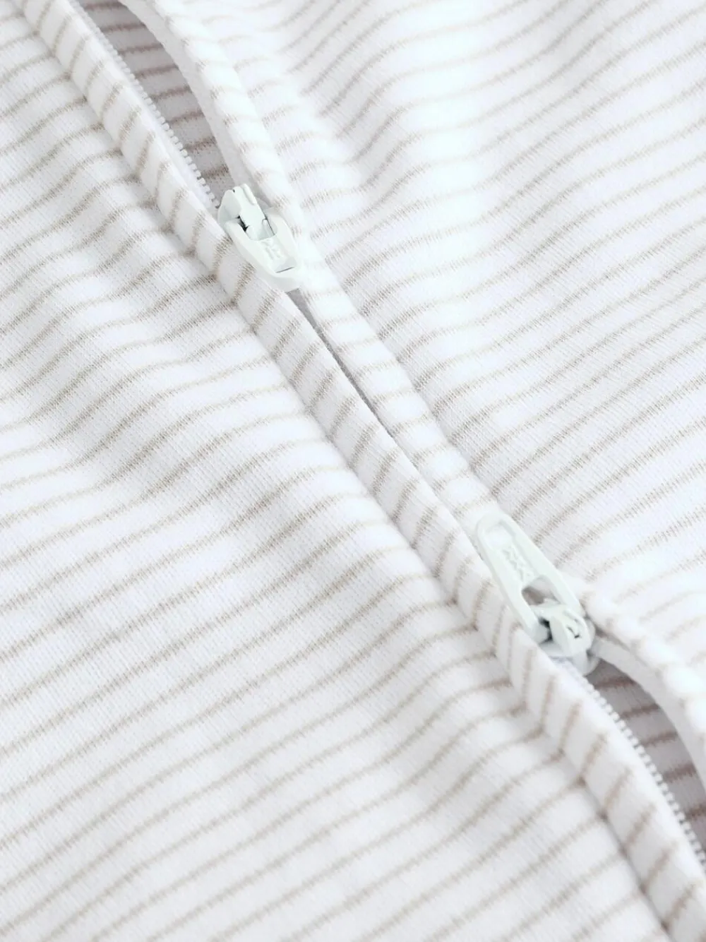Next White 100% Cotton Two Way Zip Romper Sleepsuits 3 Pack (0mths-3yrs)^BOY Unisex|Nightwear