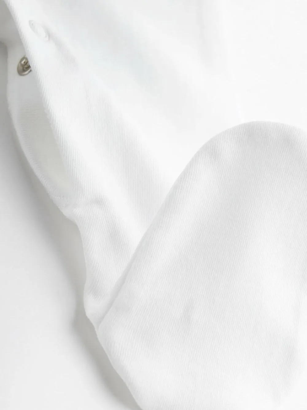 Best Next White 3 Pack 100% Cotton Baby Sleepsuits (0-18mths)