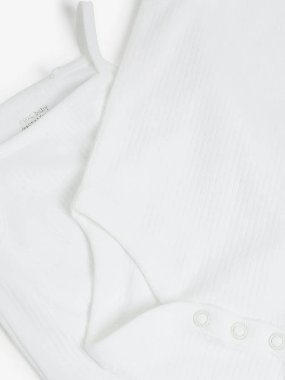 Sale Next White 7 Pack Baby Strappy Bodysuits