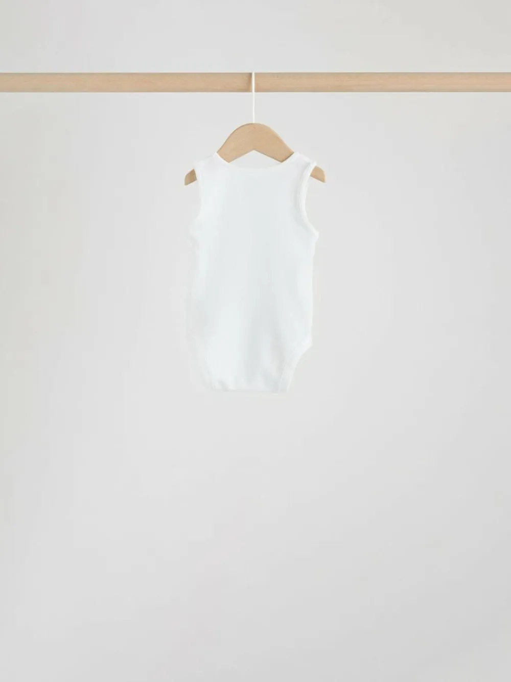 Best Next White 7 Pack Baby Vest Bodysuits