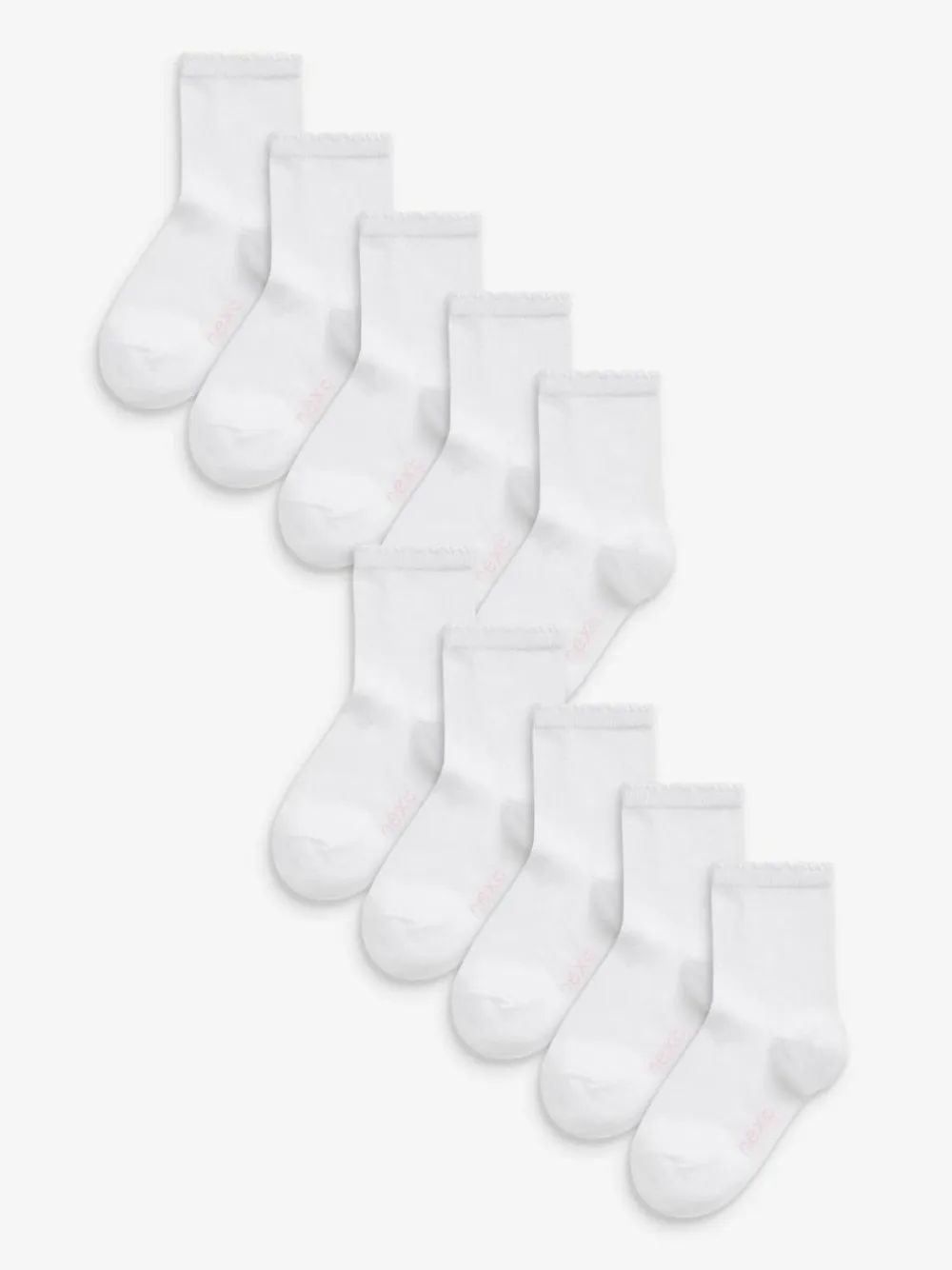 Next 10 Pack Cotton Rich School Ankle Socks^ Socks & Tights|Socks & Tights