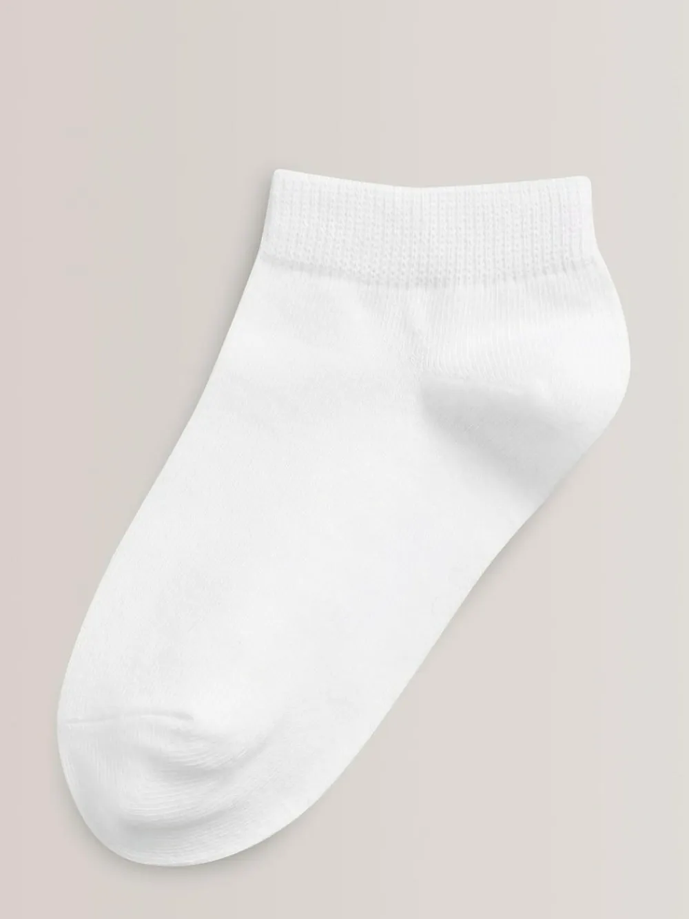 Outlet Next 5 Pack Cotton Rich Trainer Socks White