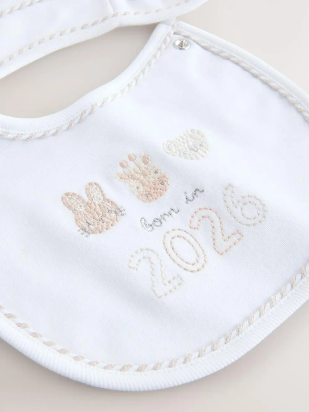 Clearance Next White Baby Sleepsuit and Hat Set (0-12mths)