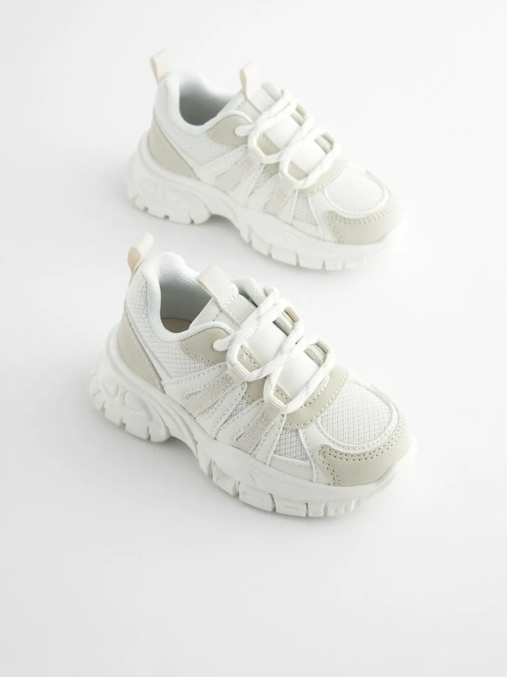 New Next Chunky Trainers White
