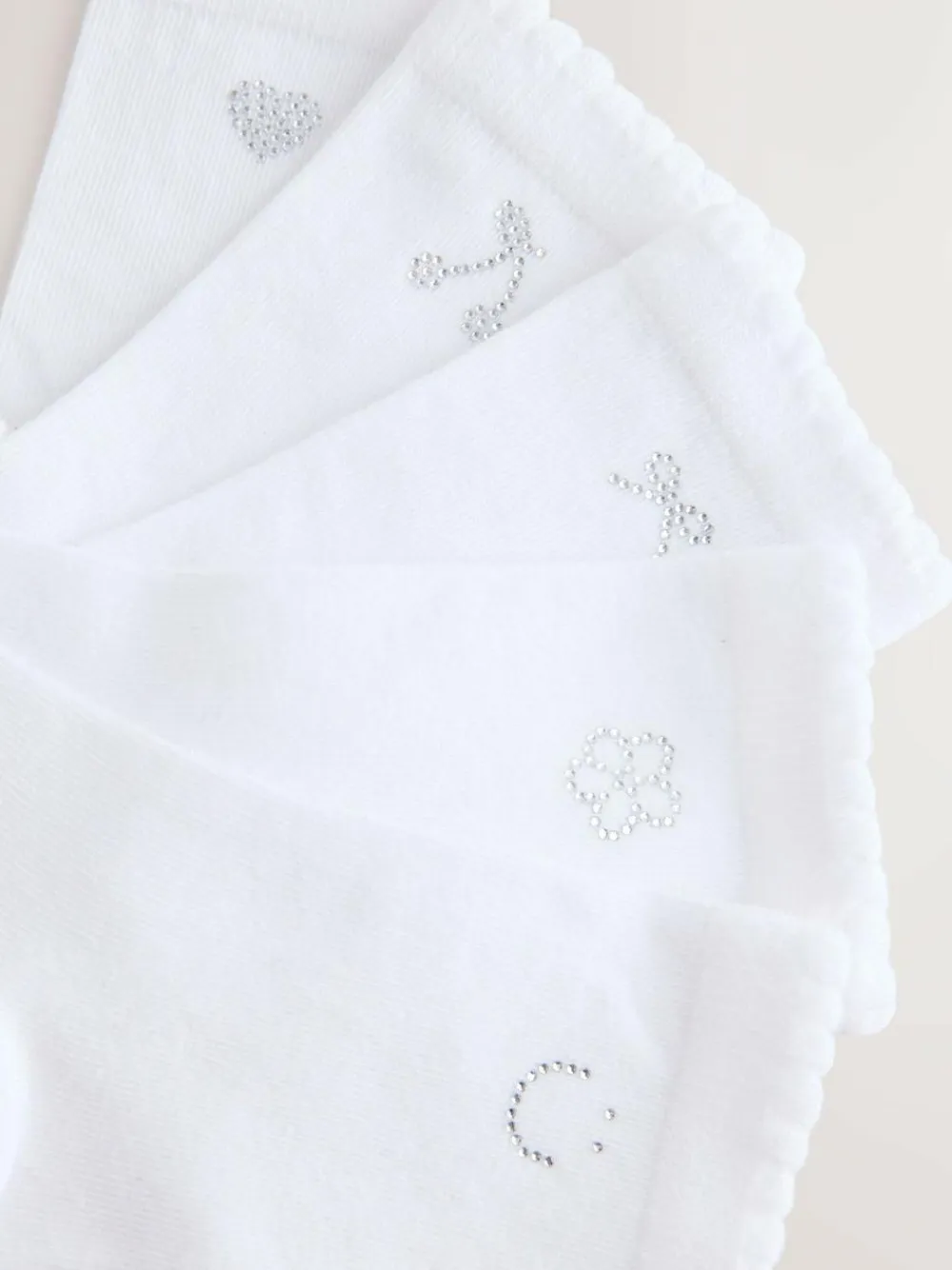 Next Cotton Rich Diamante Ankle Socks 5 Pack^ Tights|Socks & Tights