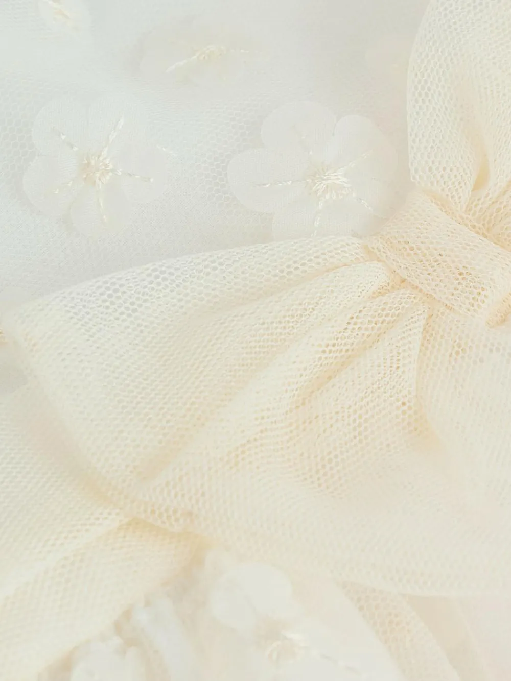 Next Baby Occasion Dress (0mths-2yrs) White 3D Flowers