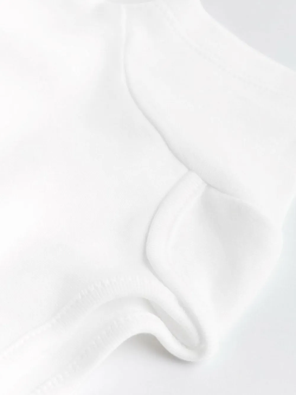 Hot Next White Essential 7 Pack Short Sleeve Bodysuits