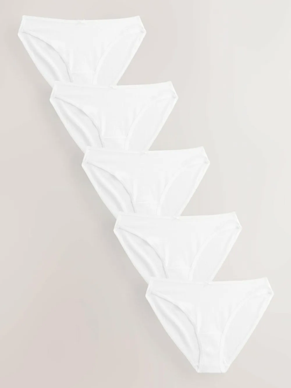 Next High Leg Cotton Rich Knickers 5 Pack^Women Panties