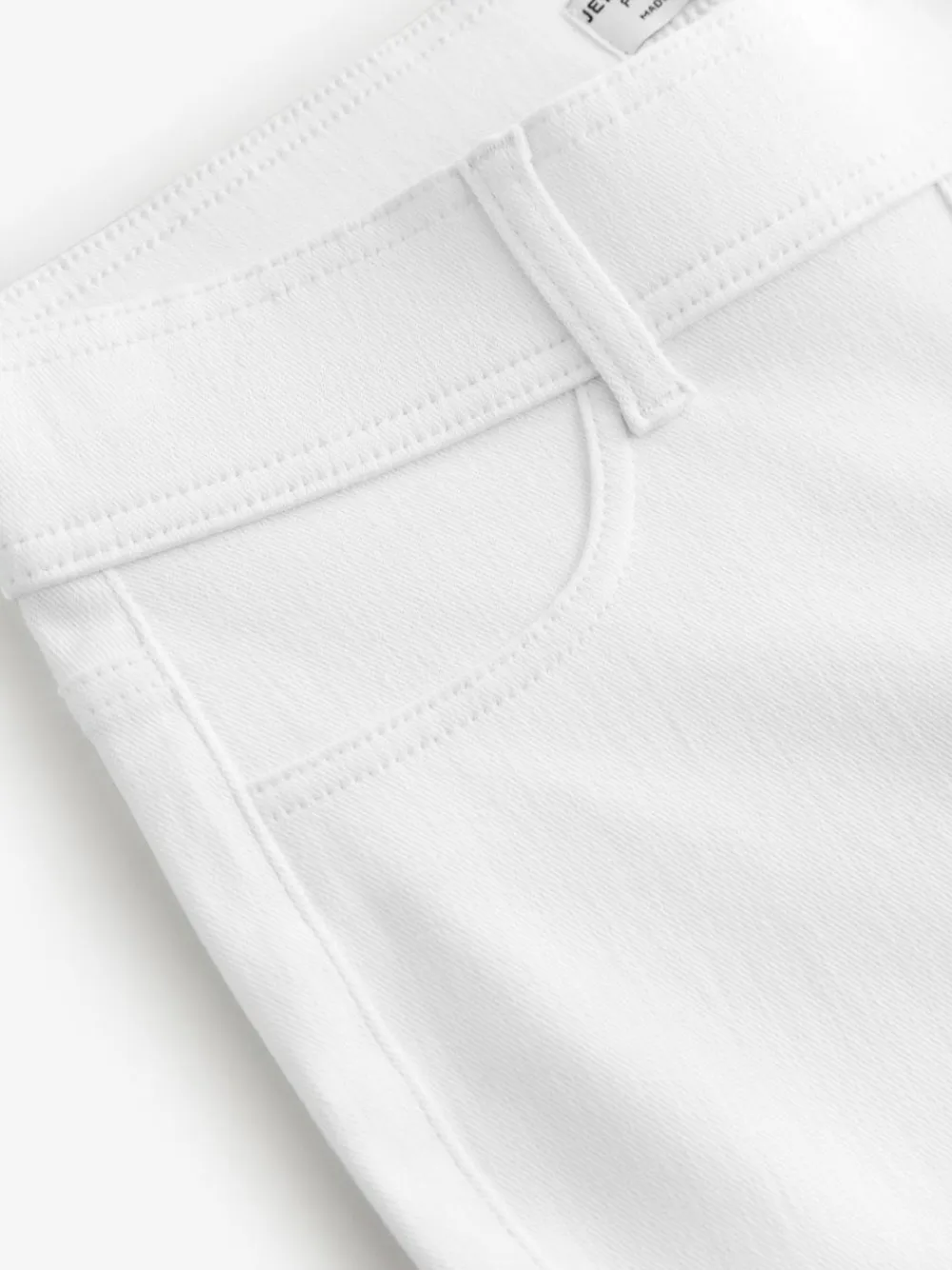 New Next Jersey Denim Leggings White