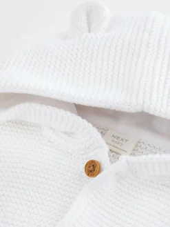 Next Knitted Hooded Baby Cardigan^BOY Baby Winter Clothing|Unisex