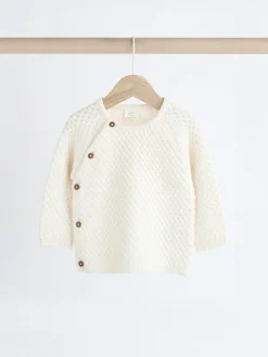 Discount Next White Knitted Jumper And Trouser Baby Set (0mths-2yrs)
