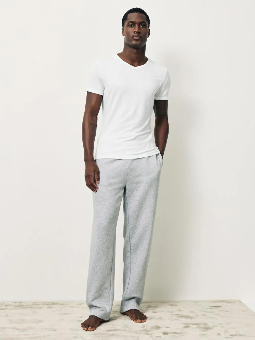 Next White Modal Layering V-Neck T-Shirt 5 Pack^ Tops & T-Shirts