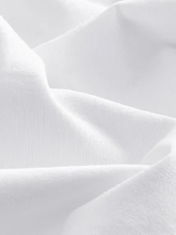 Next White Regular Fit Essential Cotton T-Shirts 6 Pack^ Nightwear|Tops & T-Shirts