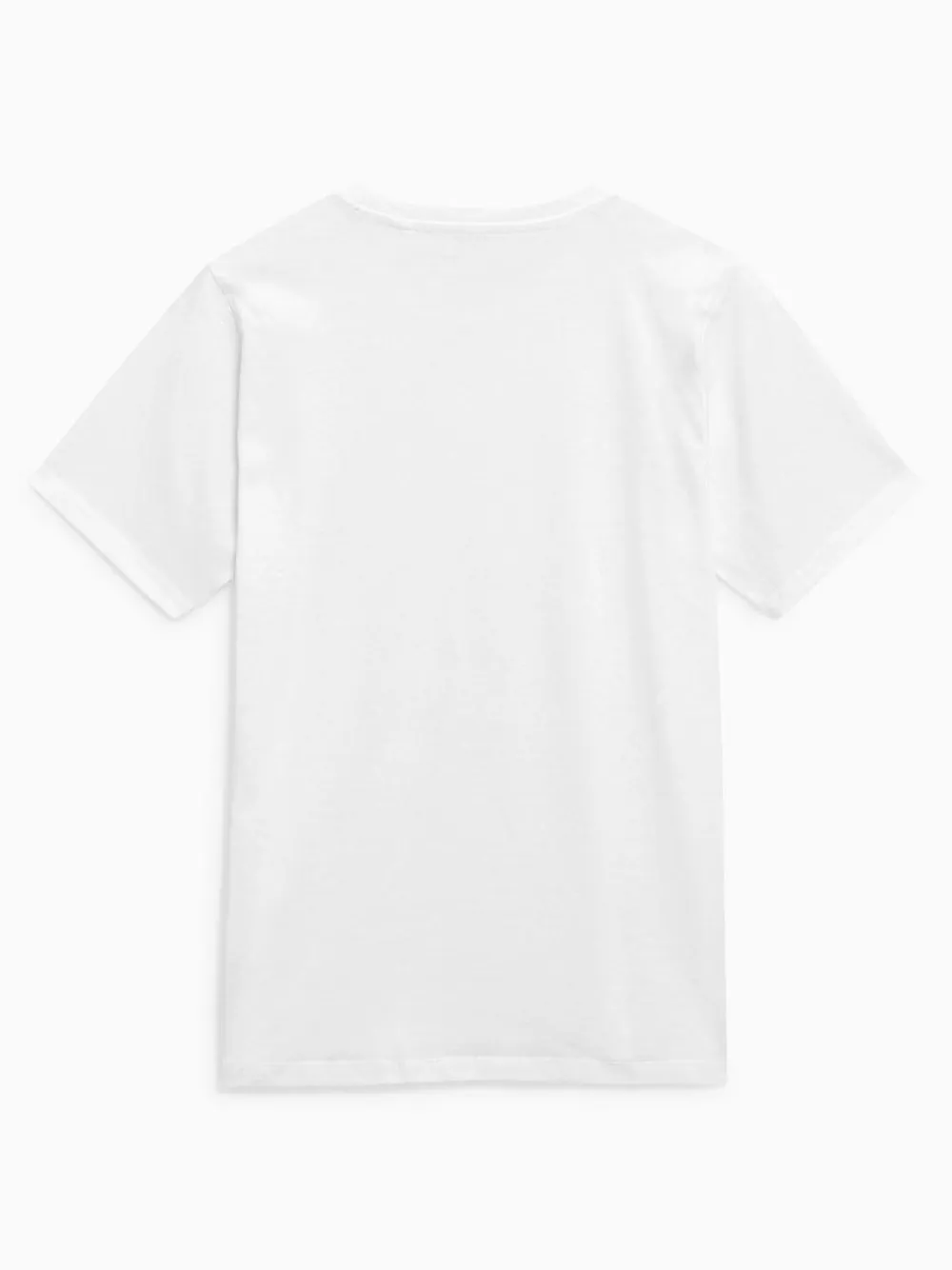 New Next White Regular Fit Essential Crew Neck Cotton T-Shirt