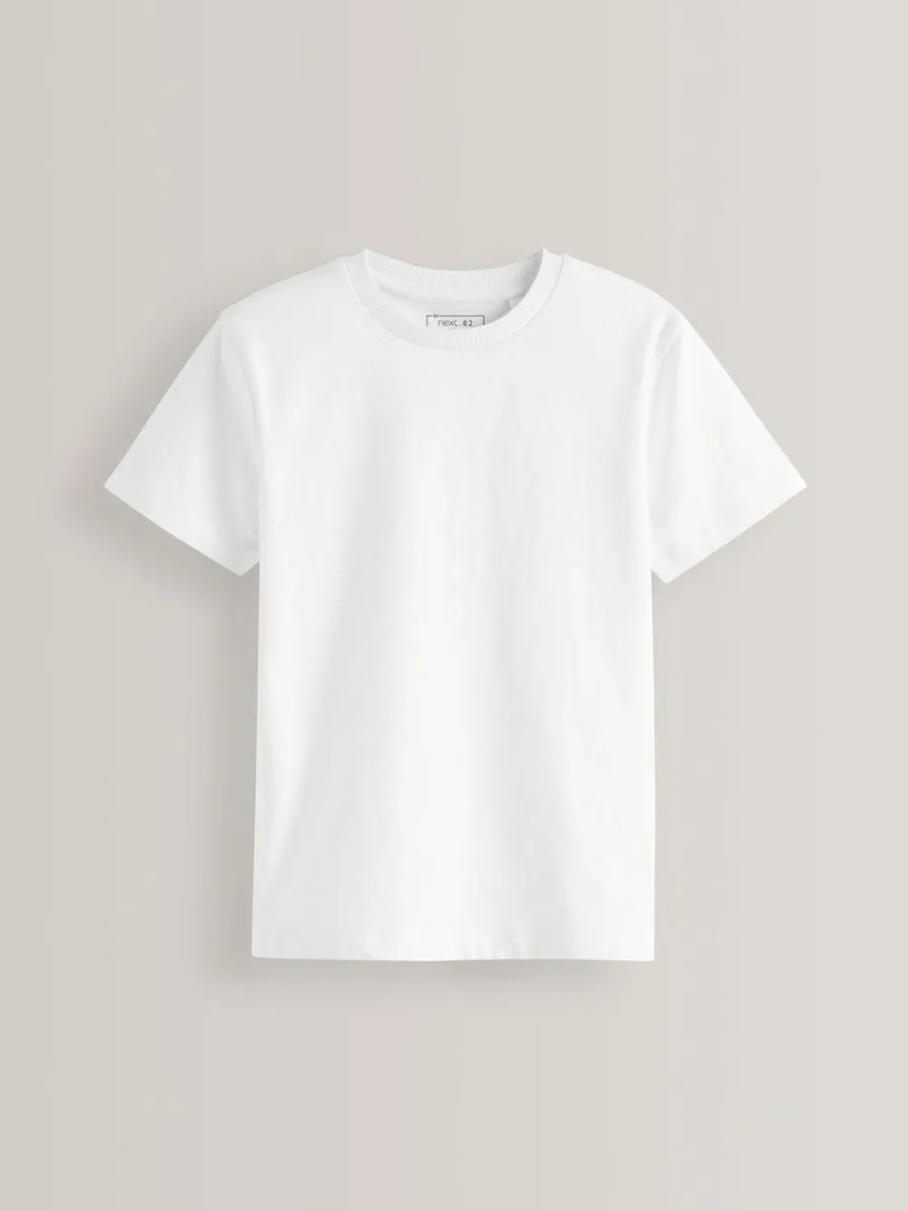 Best Next White Regular Fit Short Sleeve T-Shirt (3-16yrs)