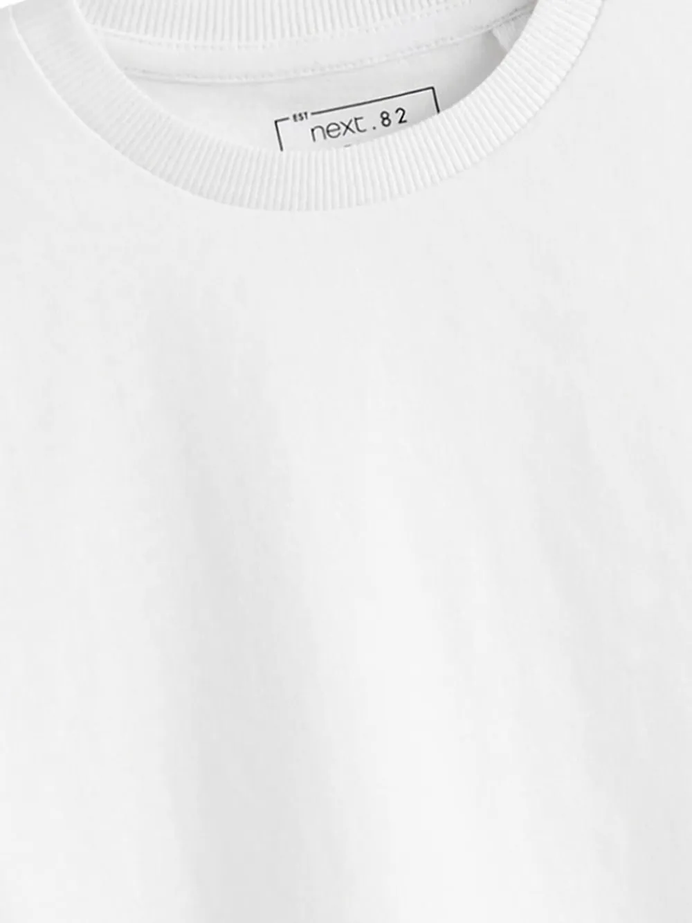Best Next White Regular Fit Short Sleeve T-Shirt (3-16yrs)
