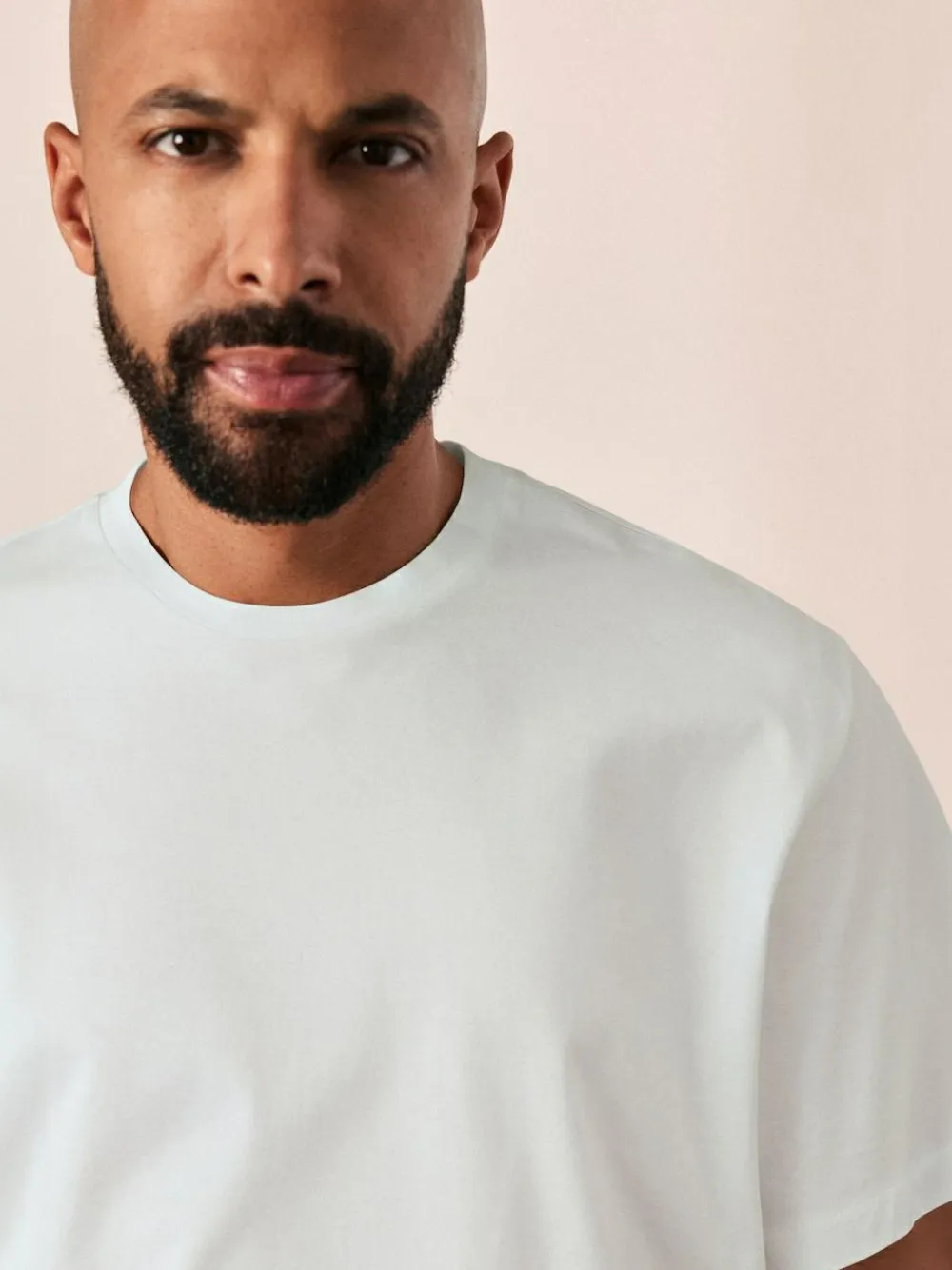 Hot Next White Regular Fit Signature SUPIMA® Cotton Crew Neck T-Shirt