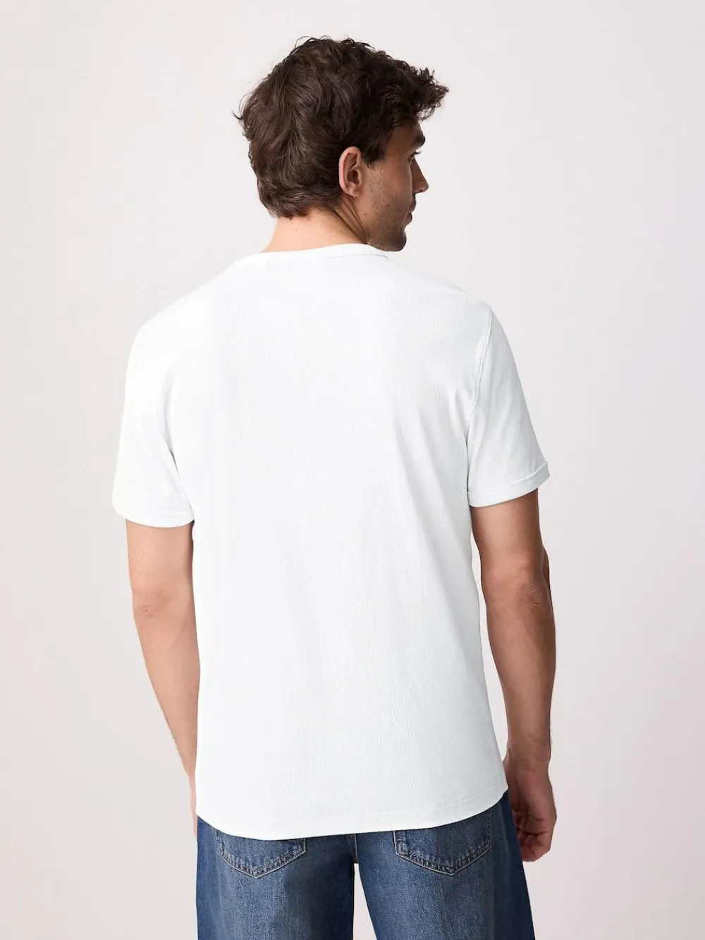 Next Ribbed Short Sleeve Crew T-Shirt^ Tops & T-Shirts