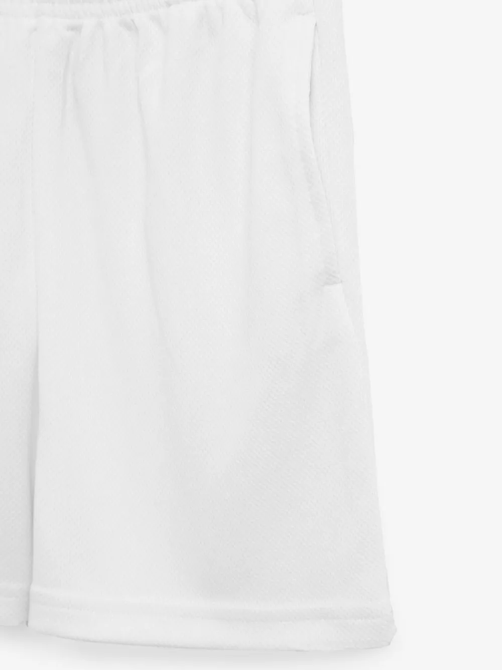 New Next White Single Sports Shorts (3-16yrs)