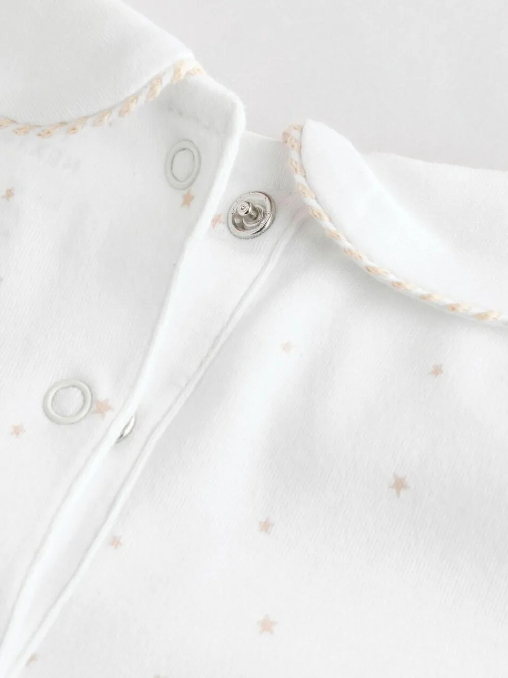 Online Next White Sleepsuits 3 Pack (0-2yrs)
