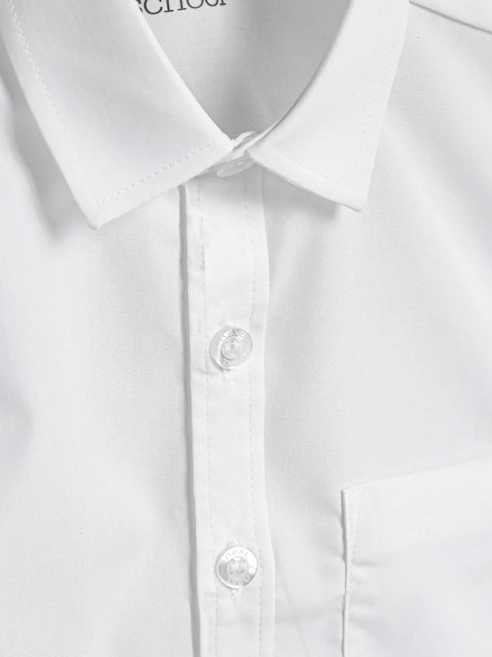 Sale Next White Slim Fit 2 Pack Long Sleeve School Shirts (3-17yrs)