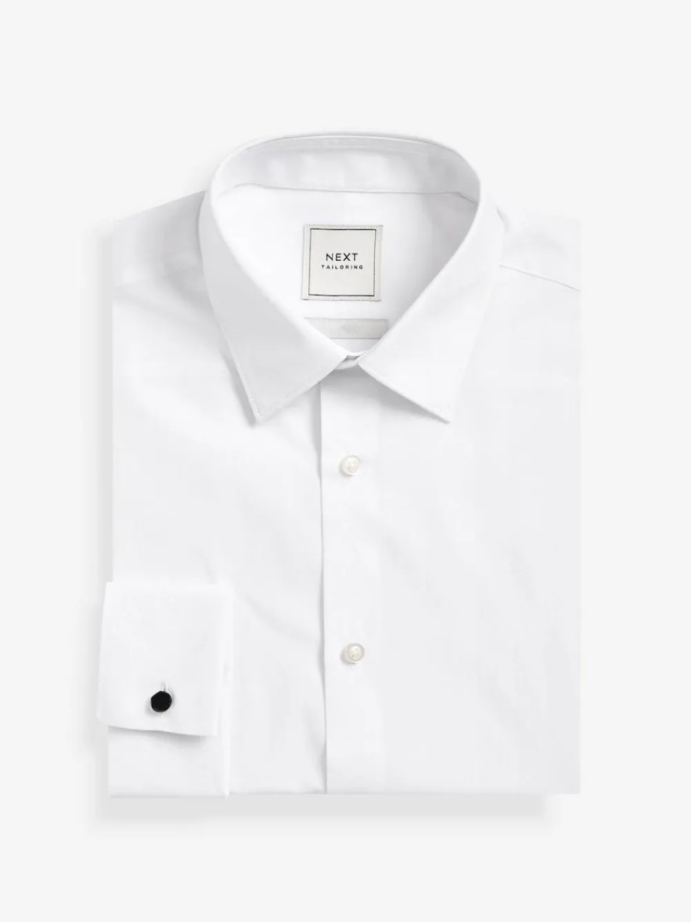 Next Slim Fit Easy Care Double Cuff Smart Shirt^ Shirts|Occasionwear