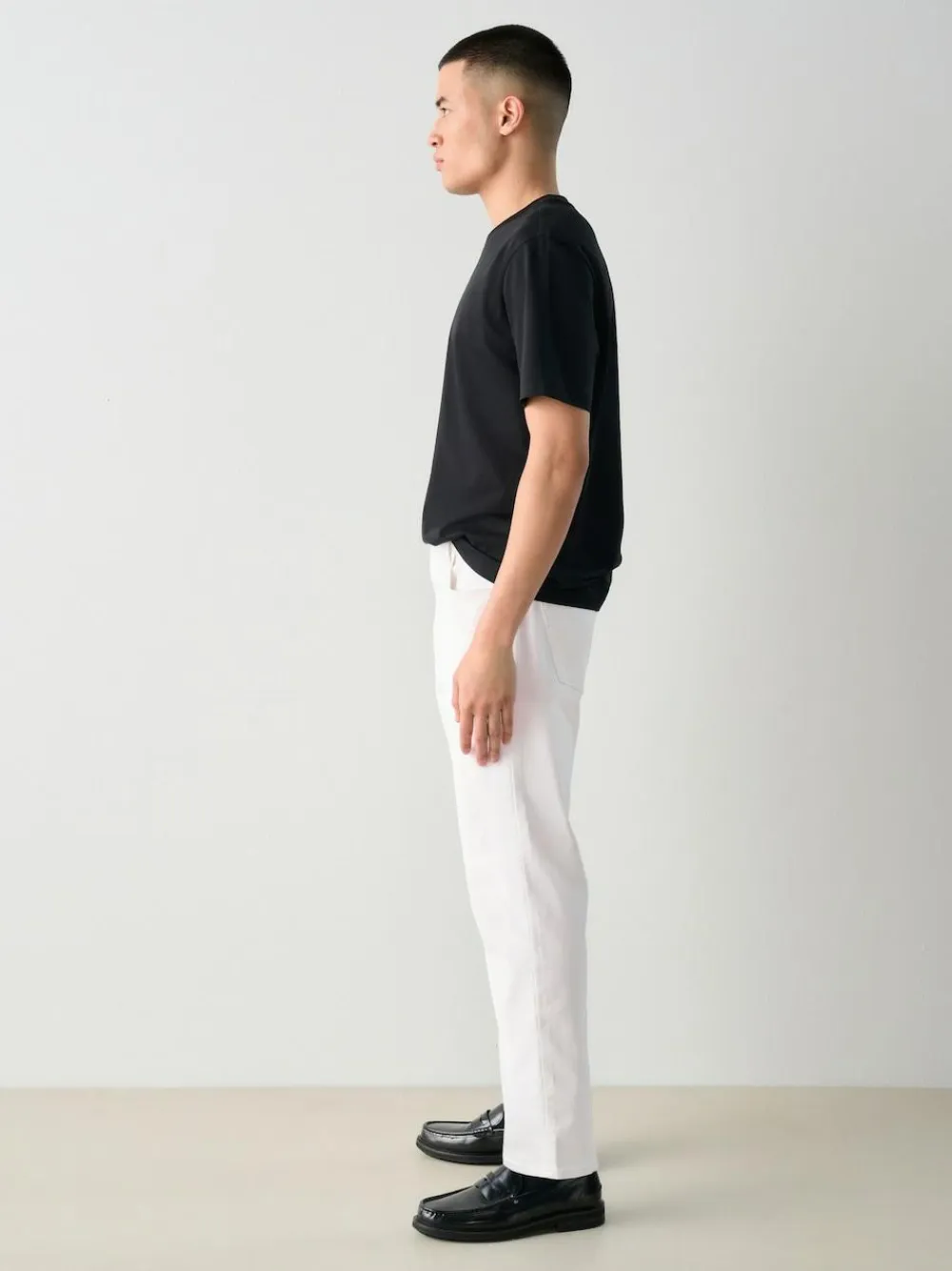 New Next White Slim Fit Essential Stretch Jeans