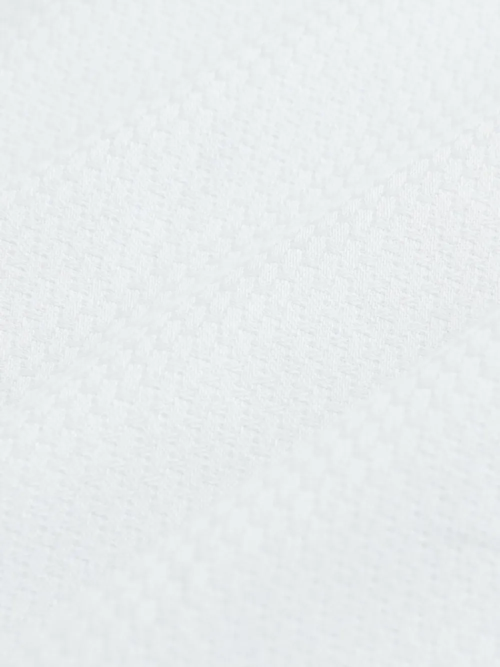 Discount Next Slim Fit Textured Long Sleeve Formal Shirt with Trim White