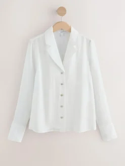 Next Soft Revere Collar Long Sleeve Shirt^Women Tops & T-Shirts|Blouses & Shirts