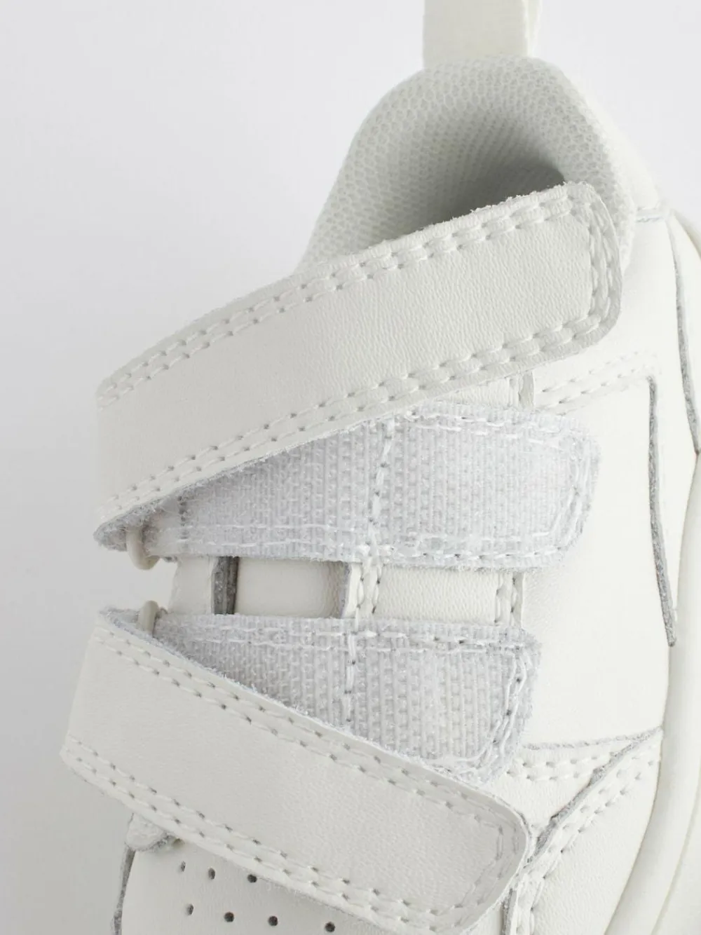 Clearance Next Wide Fit (G) Touch Fastening Leather First Walker Baby Shoes White